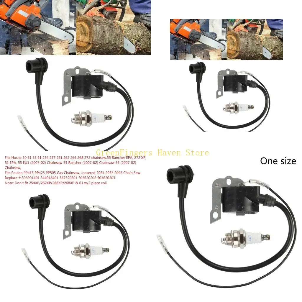 

F68d 503901401 Модуль катушки зажигания для 51 55 61 254 257 261 262 266 268 272 Бензопила Jonsered 2054 EPA 2055 2095