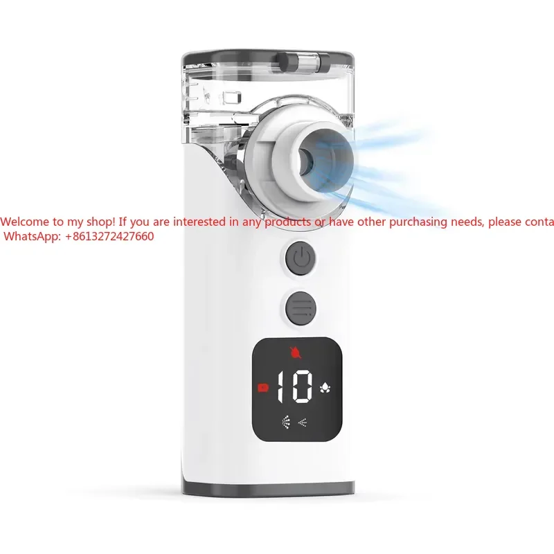 Ultrasonic Mesh Timing Nebulizer Portable Nebulizer Machine for Adults and Kids Products Medical Inhaler Machine Portable
