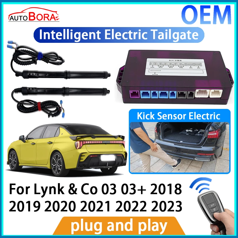 

ZhuCamX Intelligent Electric Tailgate Automatic Lifting Kit Remote Control Opener Trunk for Lynk & Co 03 03+ 2018~2023