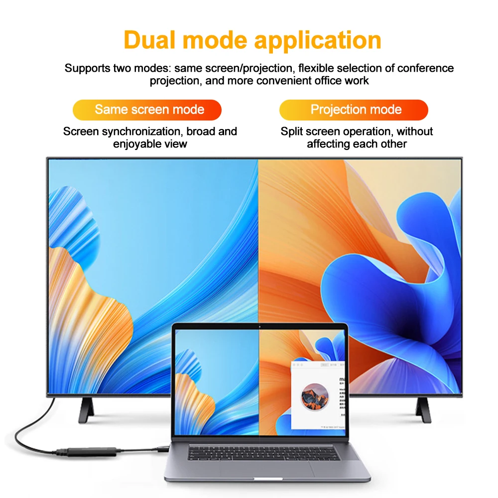 4K 60Hz TV Stick Display Screen Mirror HDMI-compatible Dongle 5G WIFI Receiver for IOS Phone Android Mirascreen Phone Projector