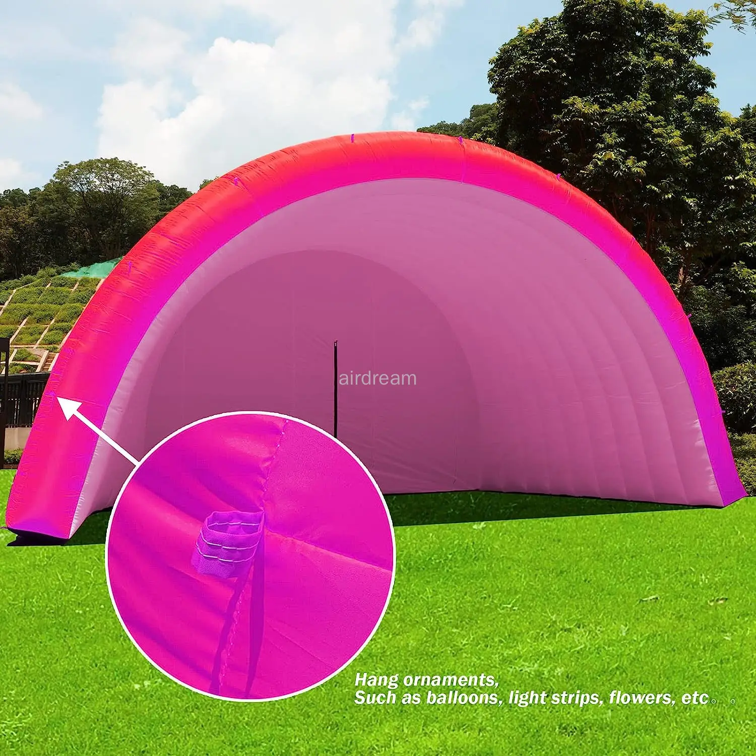 Carpa inflable grande para eventos al aire libre, marquesina de cubierta de escenario para fiesta, exposición, promoción, Festival de Música, venta