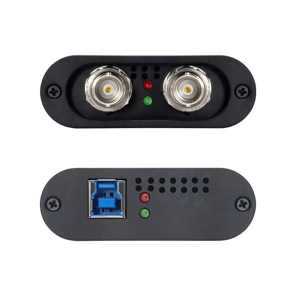 USB3.0 High-Speed Port 2 Channels SDI 1080P60 Video Capture Card SDI to USB 3.0 Video Dongle Game Live Streaming Broadcast