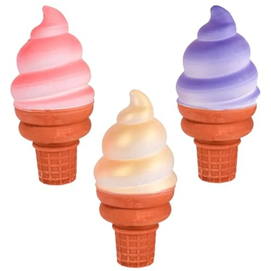 บริษัท ซันนี่ เดย์ส เอ็นเตอร์เทนเมนท์ จำกัด ชุดชอล์กไอศกรีม 3 ชิ้น ชอล์กจัมโบ้สำหรับวาดภาพกลางแจ้งและเล่นสร้างสรรค์ ล้างออกได้