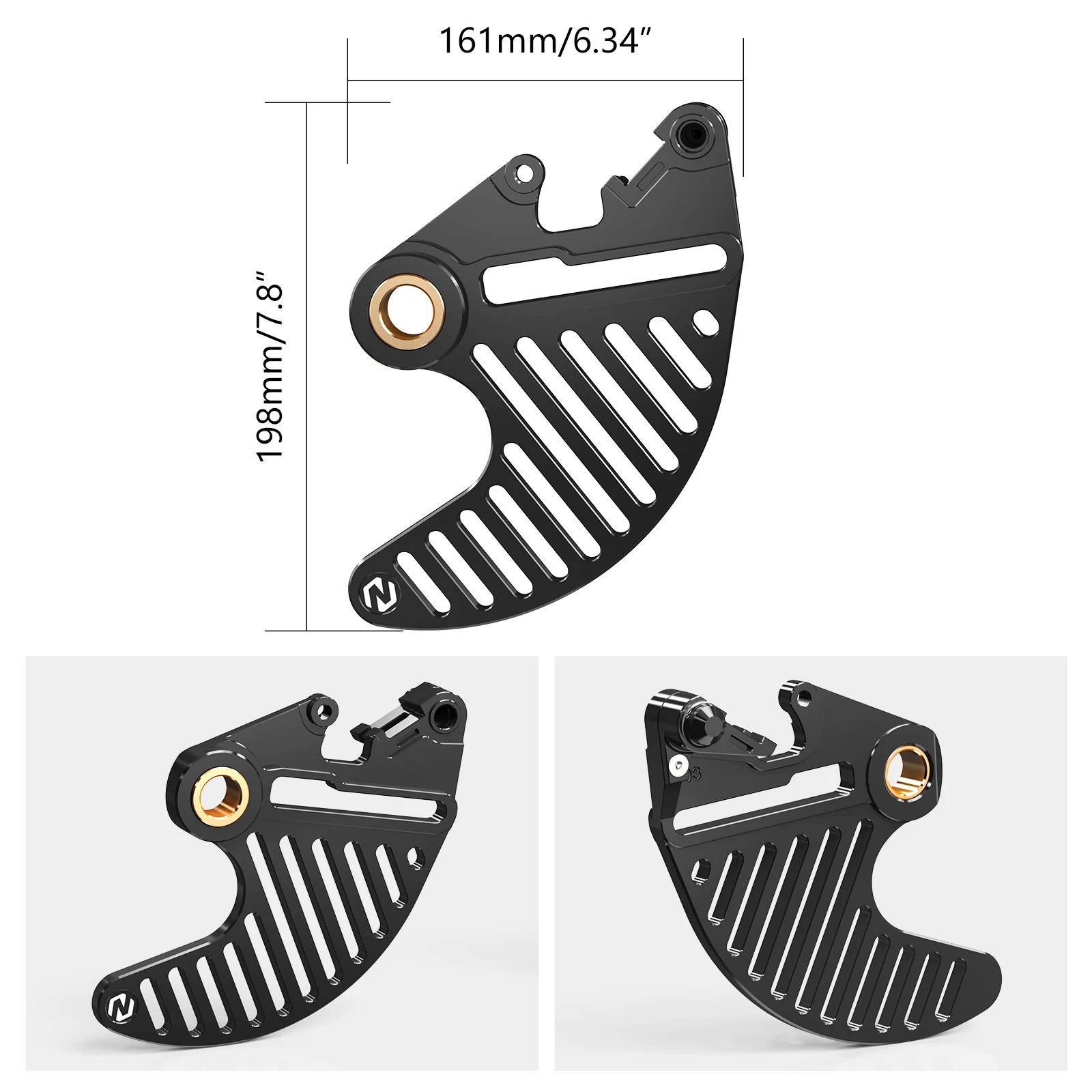NICECNC For 2024 2023 GasGas EC 300 EC 250 EX EC MC 125 250 300 450F 350F 250F 2022 2021 Motorcycle Rear Brake Disc Guard Cover - view 2