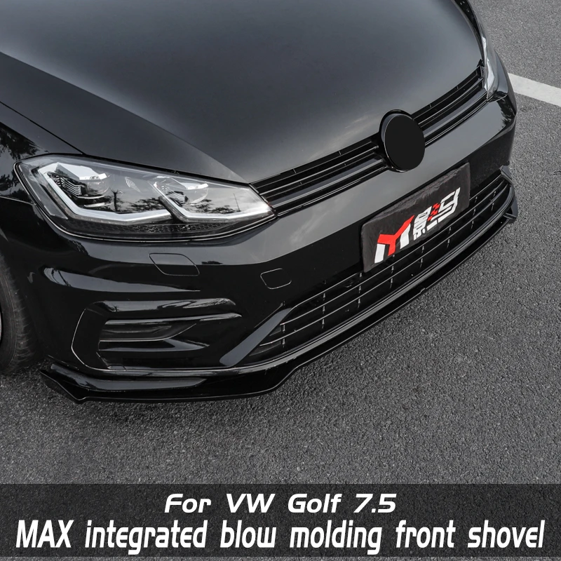 Front Spoiler for Golf7/7.5 VW MK7 Front Lip MAX Style 2013-2019 Sport GOLF Plastic Golf 7 Vw Golf 6 R Front Bumper Volkswagen