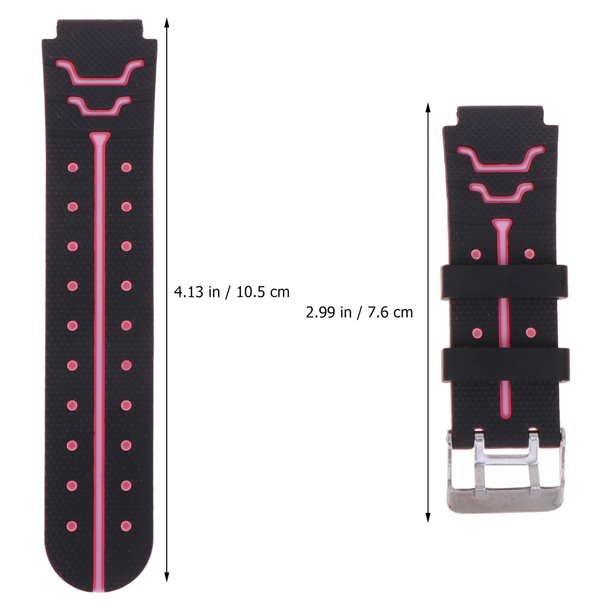 

2pcs Silicone Watchbands Replacement Strap for Children Comfortable Durable Ergonomic Kids Watch Accessories Ideal Gift