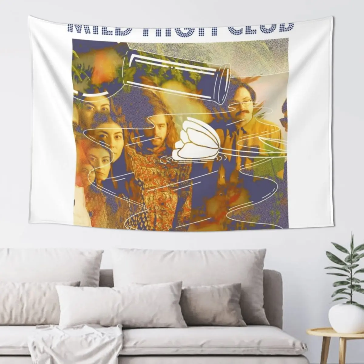 

Mild High Club - Timeline (retro edition) Tapestry Wall Decoration Decor Home Tapestry
