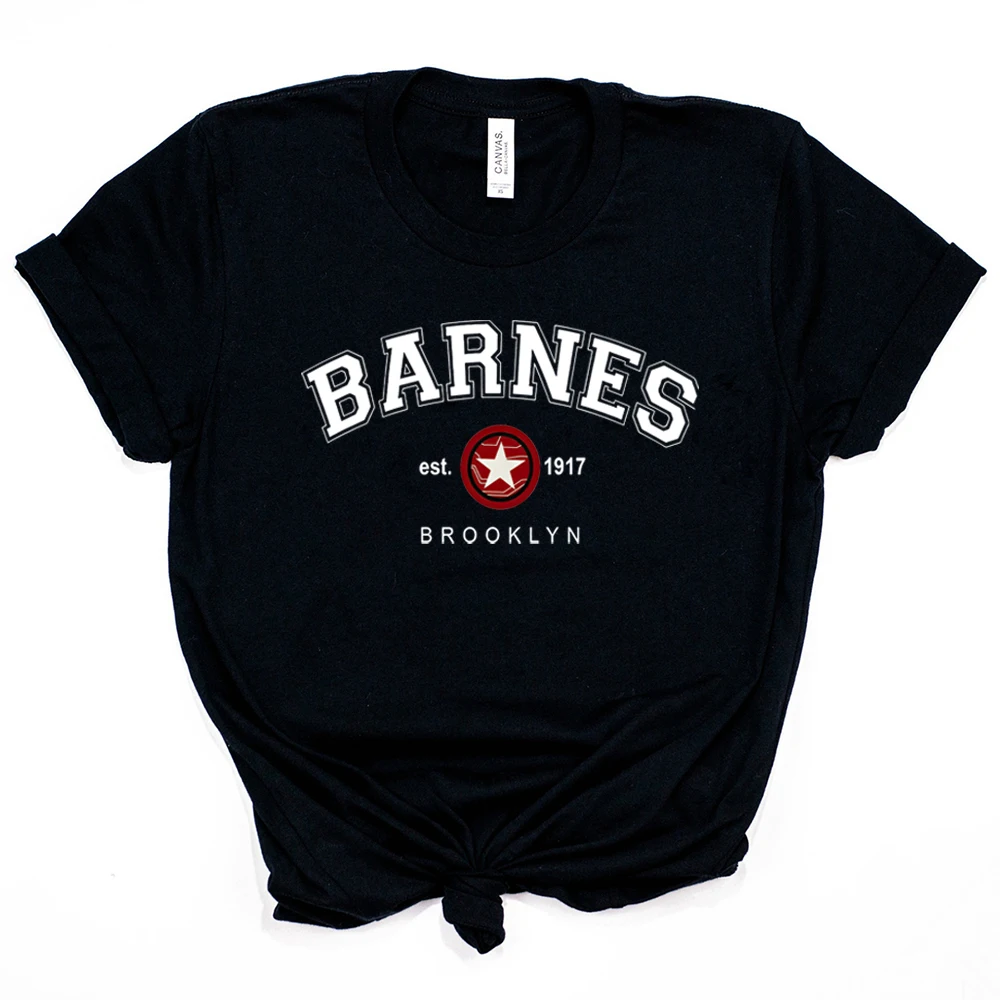 Barnes 1917 Shirt Cool Bucky Barnes T-shirt Vintage Sebastian Stan Shirts Unisex Superhero Tees Women Harajuku Tops Fans Gift