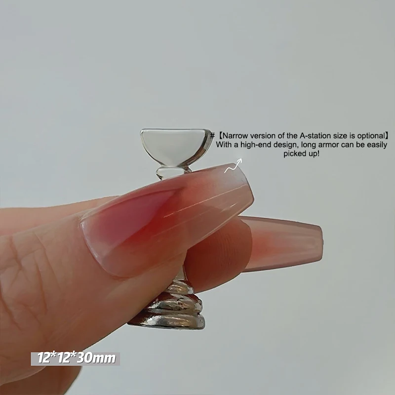 

Nail Art Chess Nail Brace Display Magnetic Nail Holder Heighten False Nail Tip Practice Stand Practice Tools