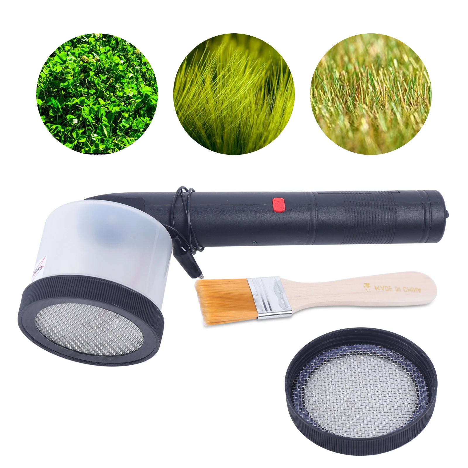 

ABS Mini Static Grass Flocking Applicator with Non-Slip Handle for DIY Scenic Modelling Sand Table