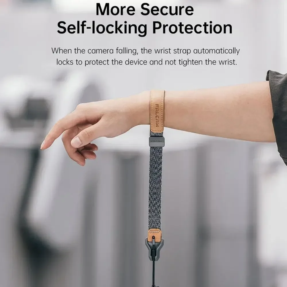 

FALCAM M00A3801Maglink Quick Magnetic Buckle Wrist Strap Stable Fashional Wrist Strap for Outdoor Photography DSLR Camera Strap