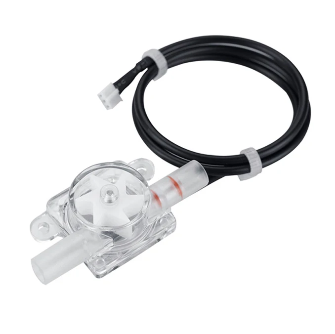 50PCS Micro Optical Water Flow Sensor Heat Pump Water Flow Switch Sensor PVC Fluid Water Flowmeter Switching Sensor