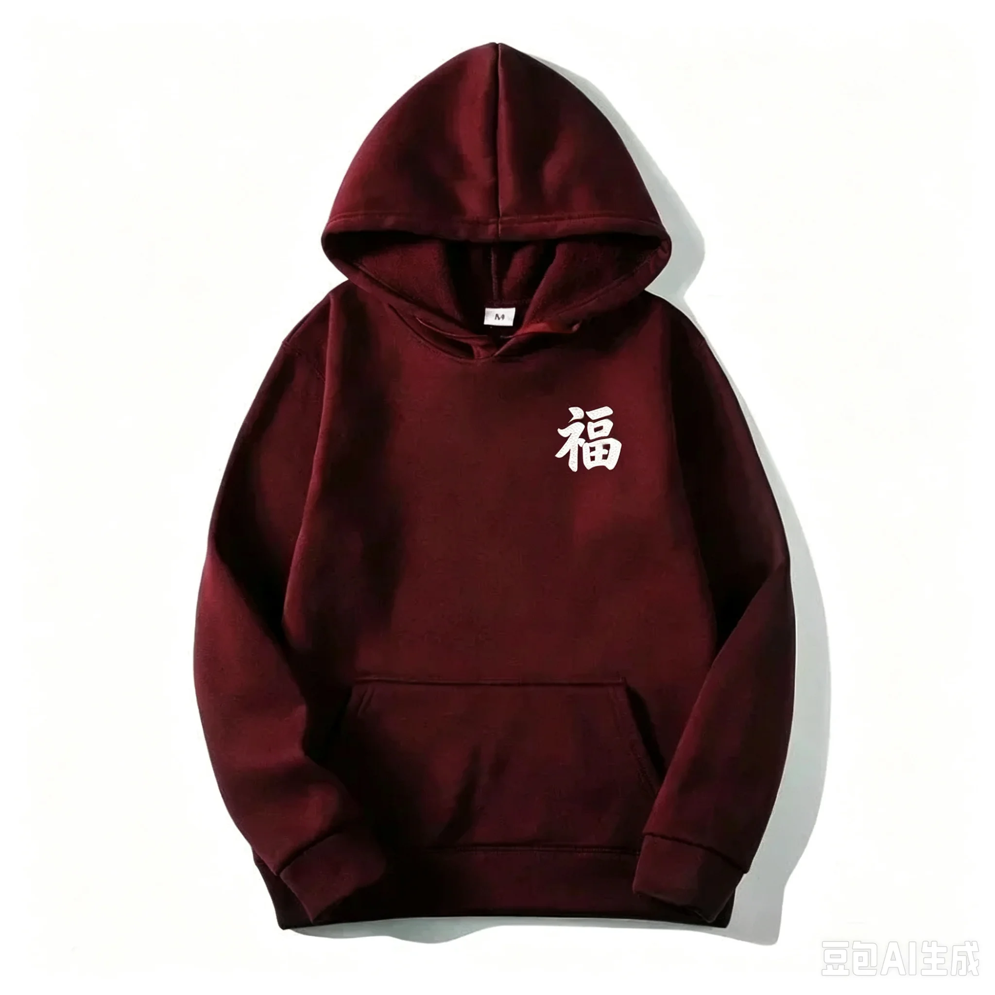 Men's Casual Fashionable Hooded Sweatshirt, Outdoor Sports Shirt, Printed Pullover Shirt