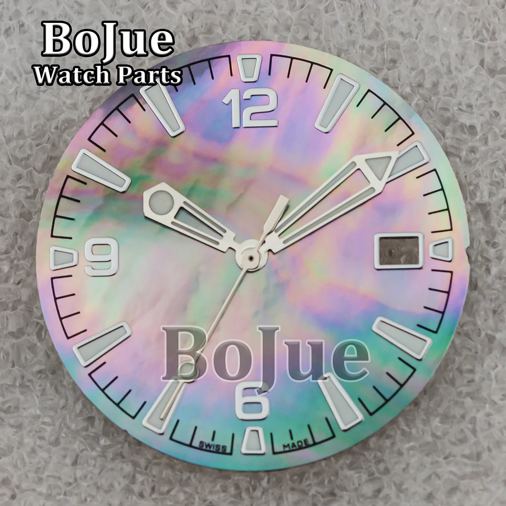 31mm NH35 dial hands Luminous face needles pointers for Seamaster 300 NH35 NH36 movement watch accessories repair tools replace