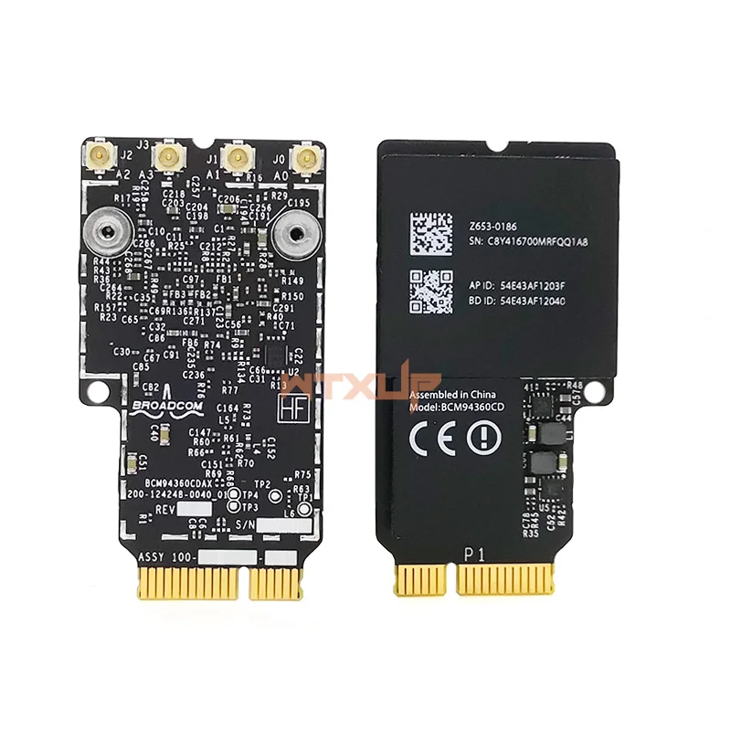 Broadcom BCM94360CD WiFi Card 1750Mbps Bluetooth-compatible 4.0 Dual Band 802.11a/b/g/n/ac With mini pcie Adapter For iMac 2013