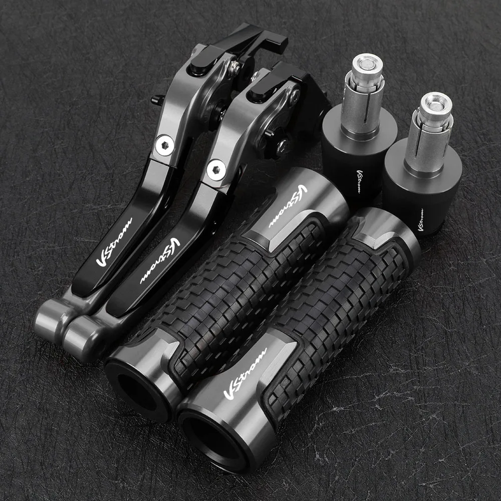 

For Suzuki DL650 V-Strom 650 Vstrom650 2004 -2010 Motorcycle Brake Clutch Levers Handlebar Handle Grips Ends Slider Accessories
