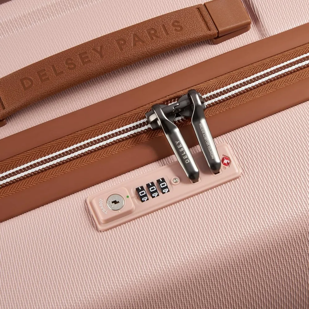 Equipaje giratorio grande de 28 pulgadas en color rosa rubor con tecnología Air 2.0 - Maleta de viaje estilo Chatelet