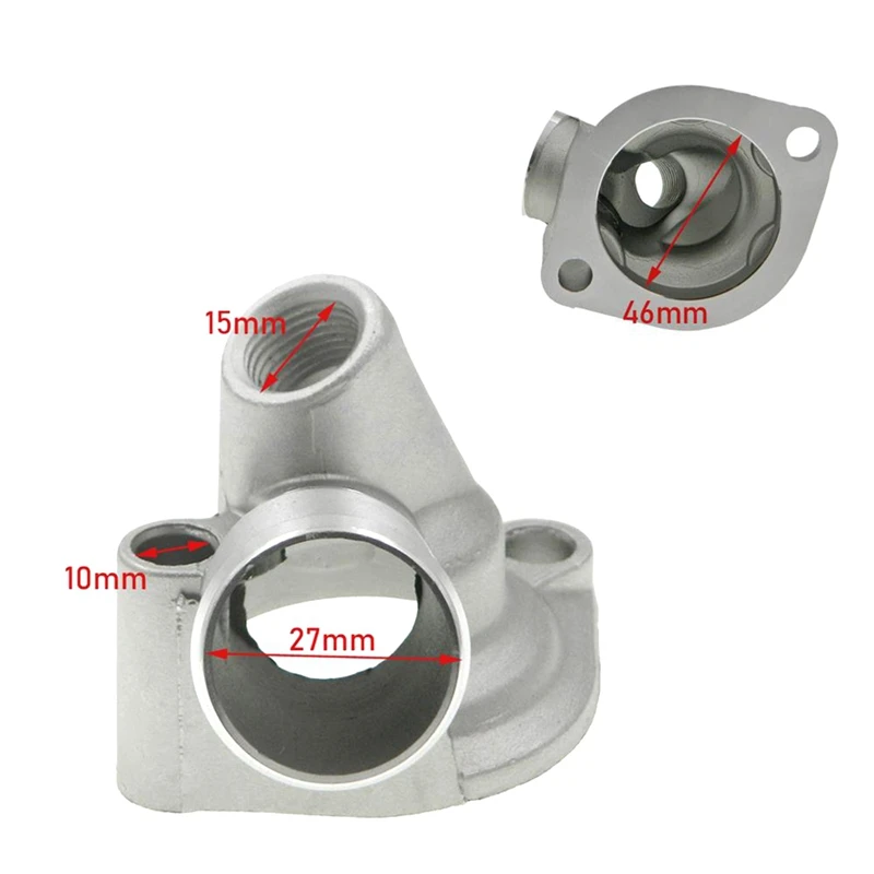 B366-15-172 Aluminum Engine Coolant Thermostat Housing For Mazda 323 Protege MX-3 1990-1995 1.6L 1.8L B36615172