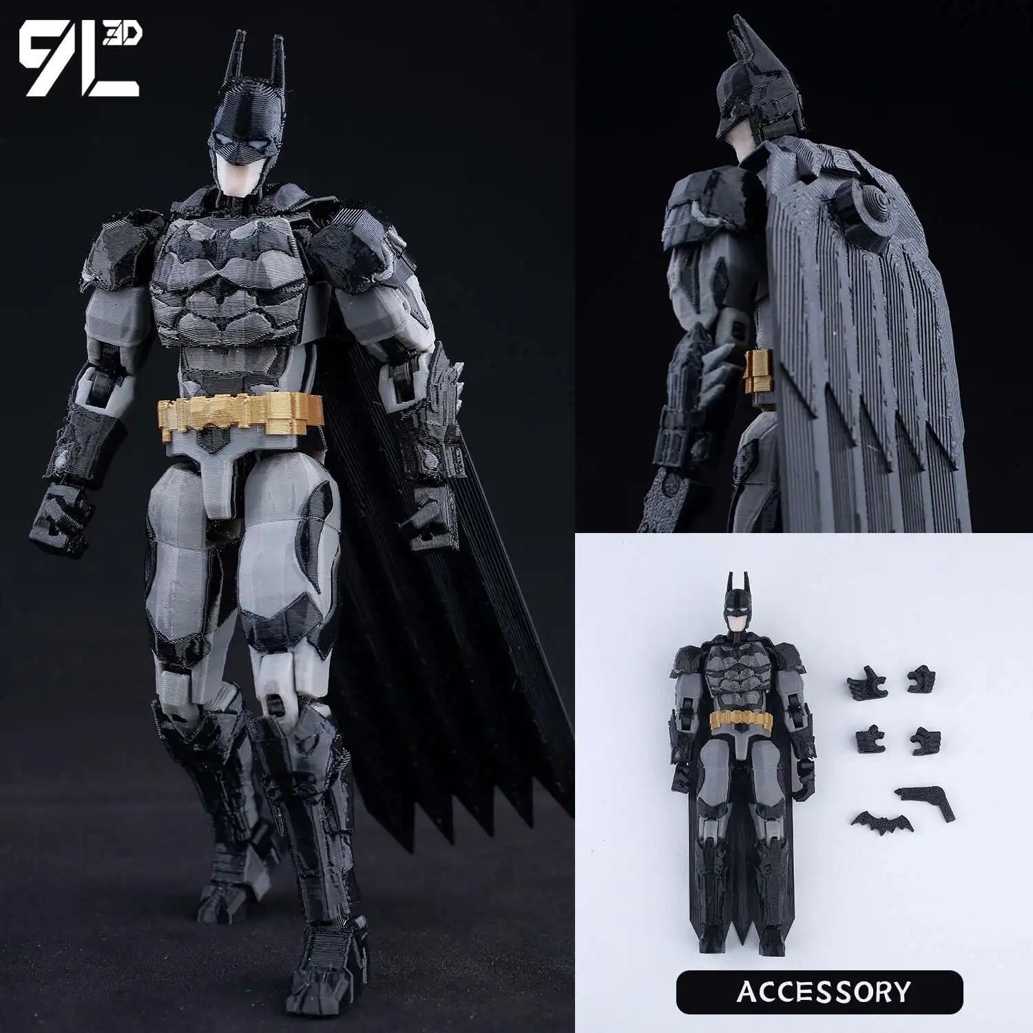 Bandai 9L3D Gedruckt Glück Dummy 13 Jujutsu Linie Fushiguro Toji Anime Multi-Gelenk Shapeshift Spielzeug Action Figuren Mannequin Modell 7
