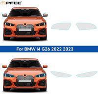 For BMW I4 G26 2022-2023 PPF Clear B Pillars Headlight Car Paint Protection Film Pre Cut TPU Accessories Transparent Kit