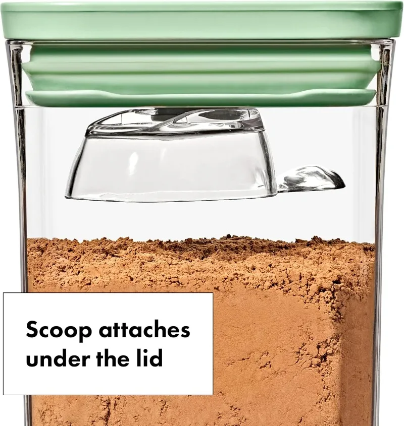 Good Grips 3-Piece POP Container Set with Mini Scoops - Limited Edition Pistachio