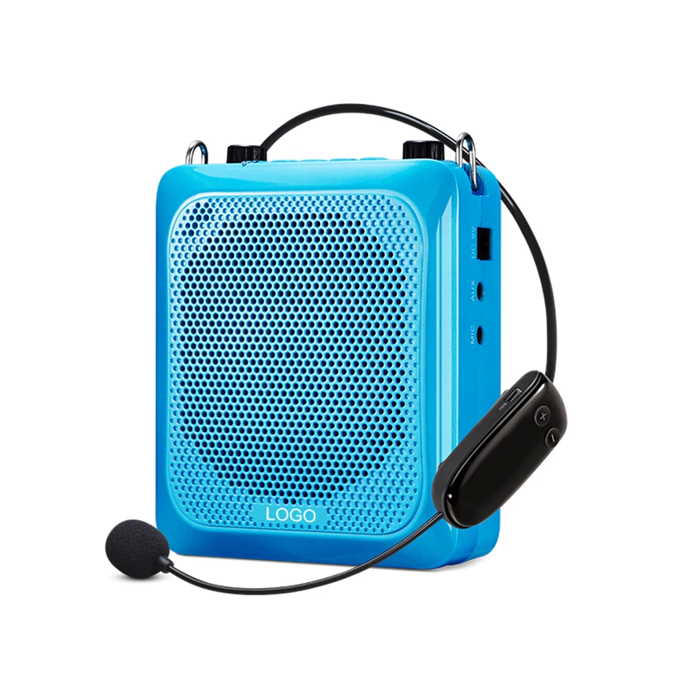 Wireless Portable Voice Amplifier 25W Power 2000mAh Battery 30-35m Range 8-12 Hours Playtime Rechargeable PA Speaker