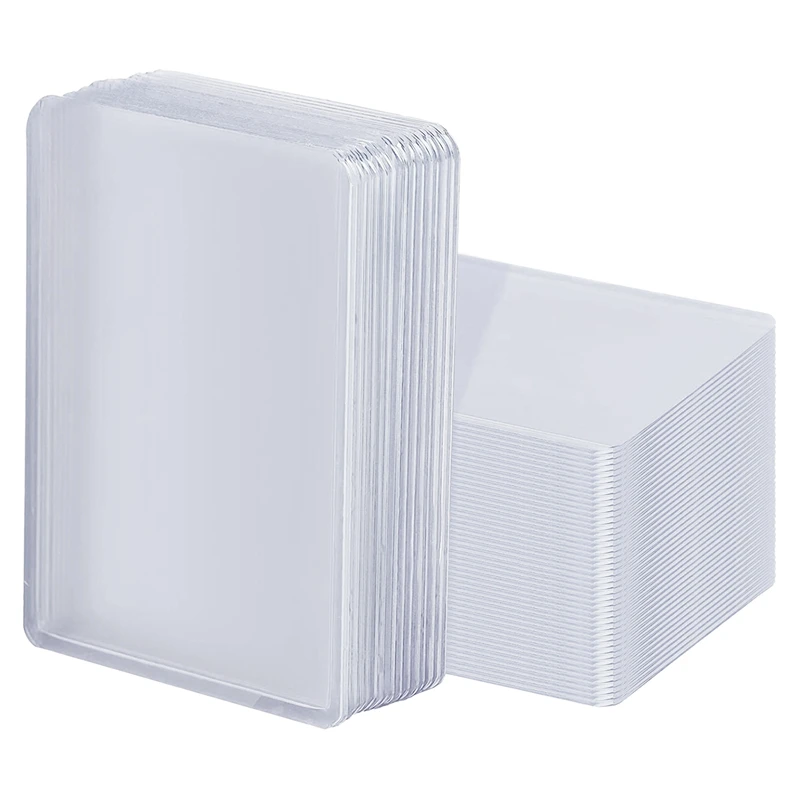 

200Pcs Card Sleeves Transparent Top Loader Card Holders Protectors Thick Card Sleeves For Baseball Sports Trading Cards