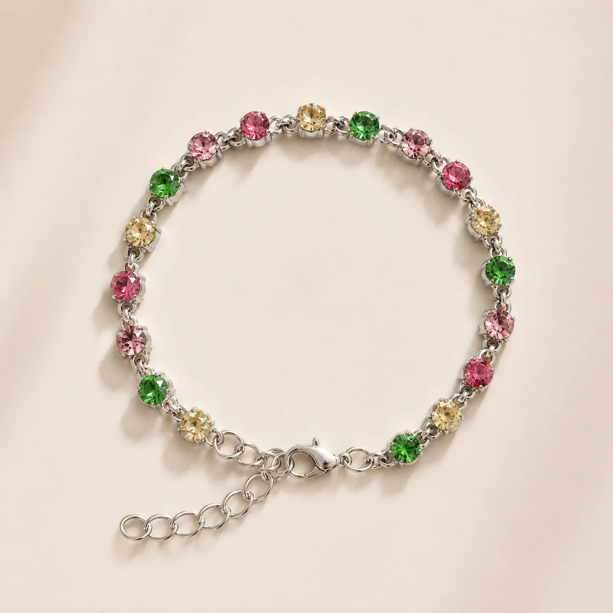 Summer colored candy bracelet for women, 2026 new hot item, light luxury, niche, exquisite, high-end, fashionable accessories