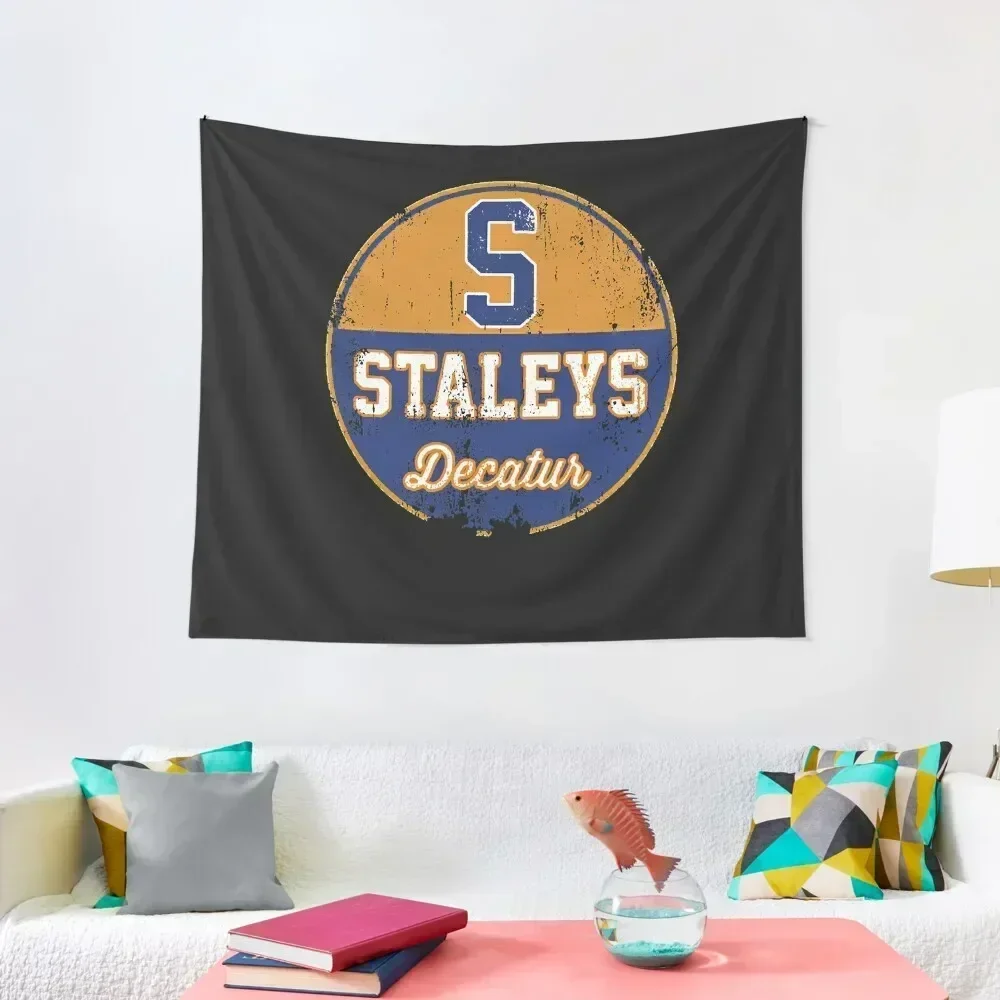 Decatur Staleys Classic T-Shirt Tapestry Wall Coverings Decoration Home Room Decoration Accessories Tapestry