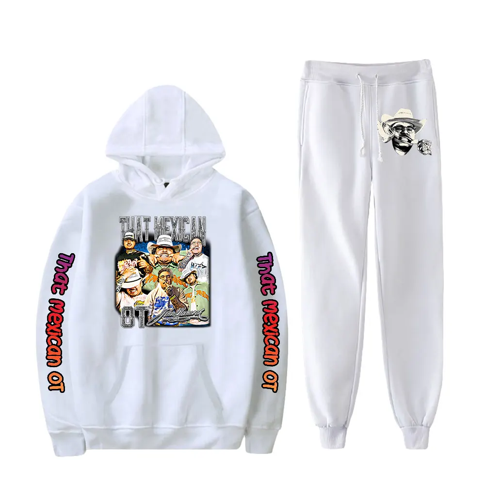 That Mexican OT Rapper Merch Pullover Hoodie Jogger Pants Two Piece Set Sweatshirts+Sweatpants Women Men's Set