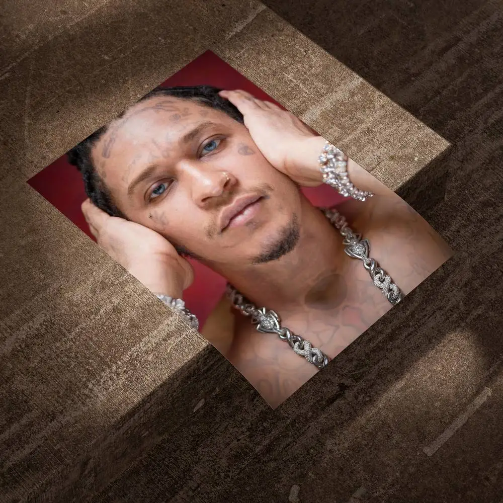 Y-Young Thug UY SCUTI ملصق فني ذاتي اللصق مقاوم للماء ورق ملصق مقهى غرفة البار #2