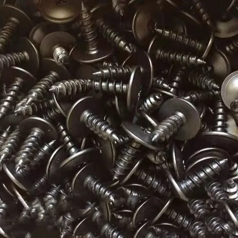 10-100 шт. винты для кузова автомобиля, брызговик для VW Golf, металлический саморез, заклепка, черный крепежный болт, крестообразный саморезы Phillips