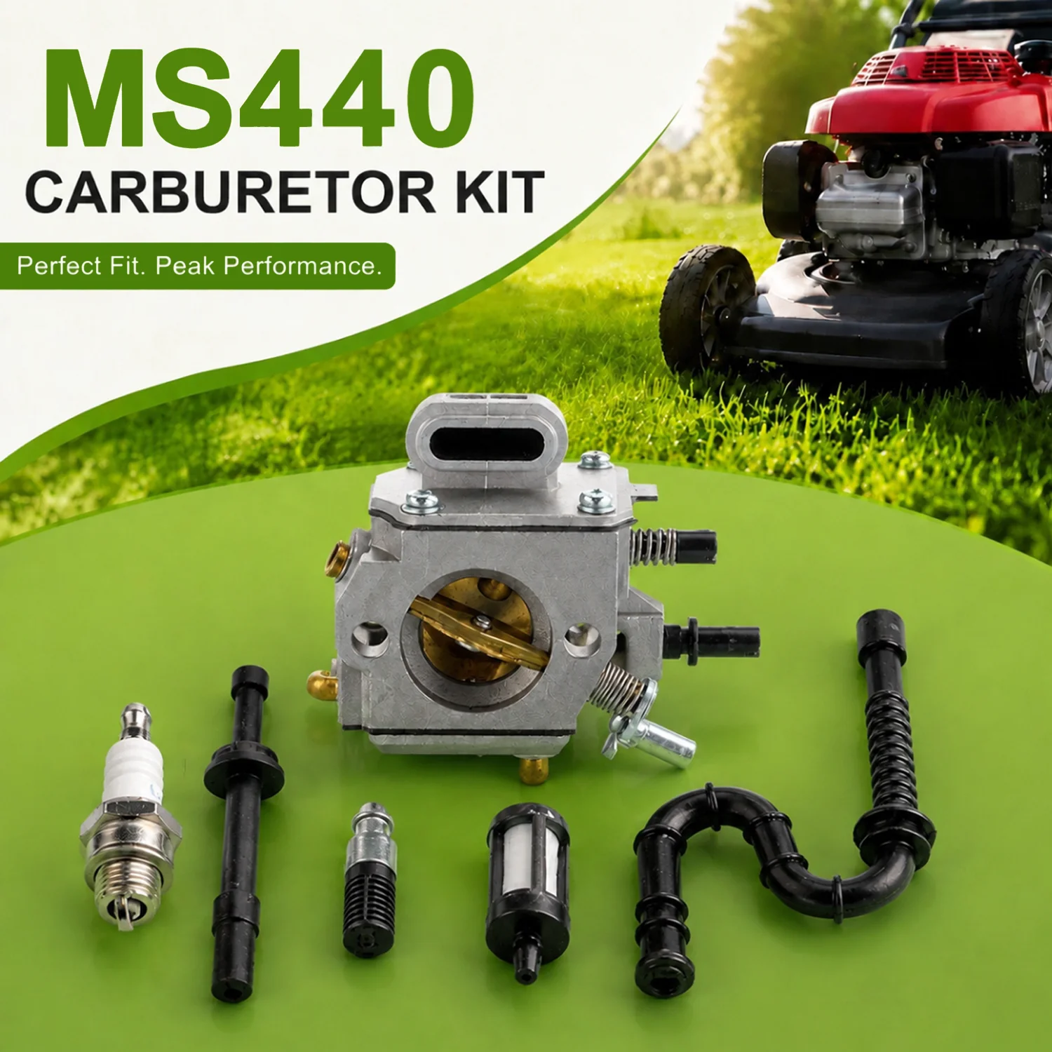 Carburetor Air Fuel Filter Kit For Stihl 044 046 MS440 MS460 Gas Chainsaw Replaces 1128-120-0625 OEM Carburador Parts
