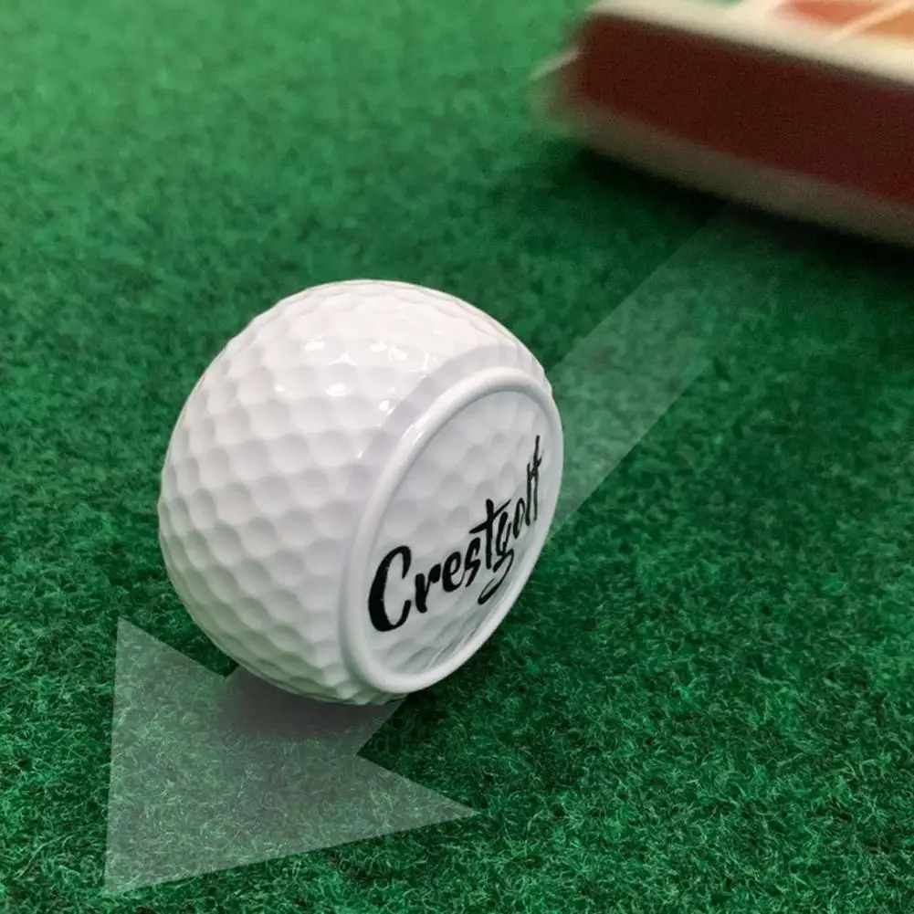 Pelota de entrenamiento plana portátil, pelota de práctica de Golf no deformable, resistente al desgaste