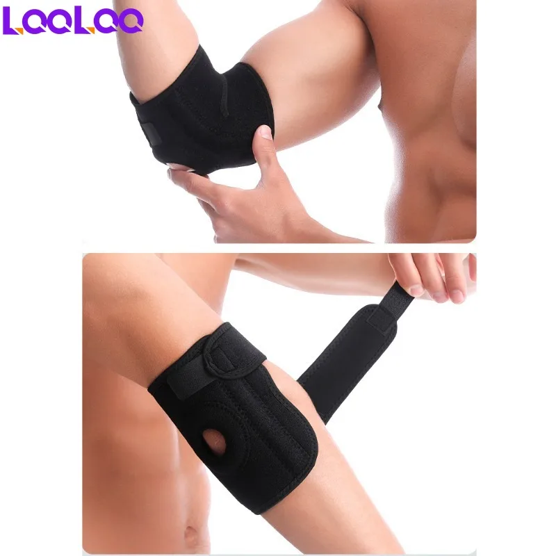 1Pcs Adjustable Elbow Support/Brace for Basketball  Football Volleyball Cycling  Hiking Driving  , Elbow Pads  for Men and Women