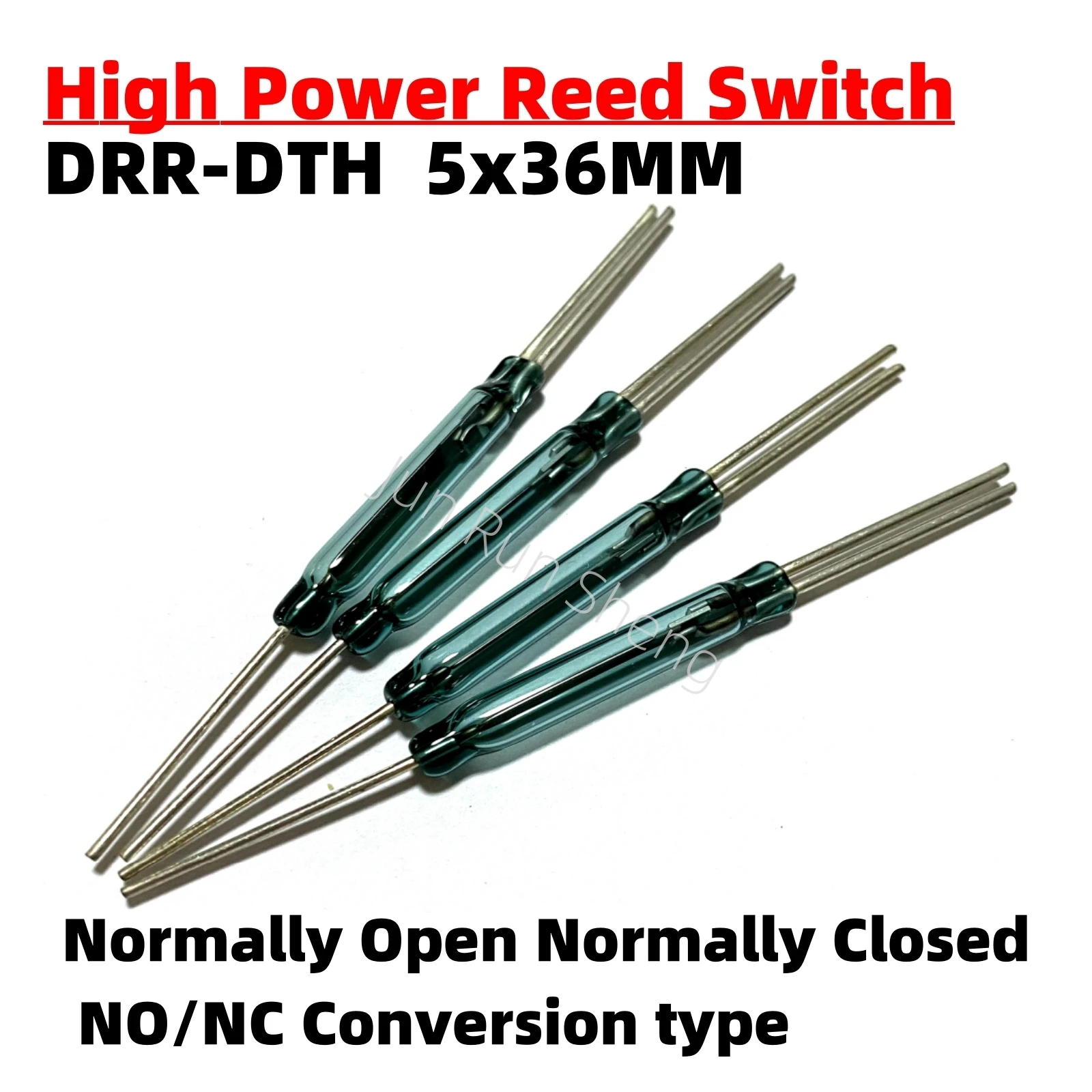 1/10/50PCS NEW High Power Reed Switch DRT-DTH 5*36MM 1.5A 30W 500V Normally Open/Closed NO NC Conversion Magnetic Sensor DRR-DTH