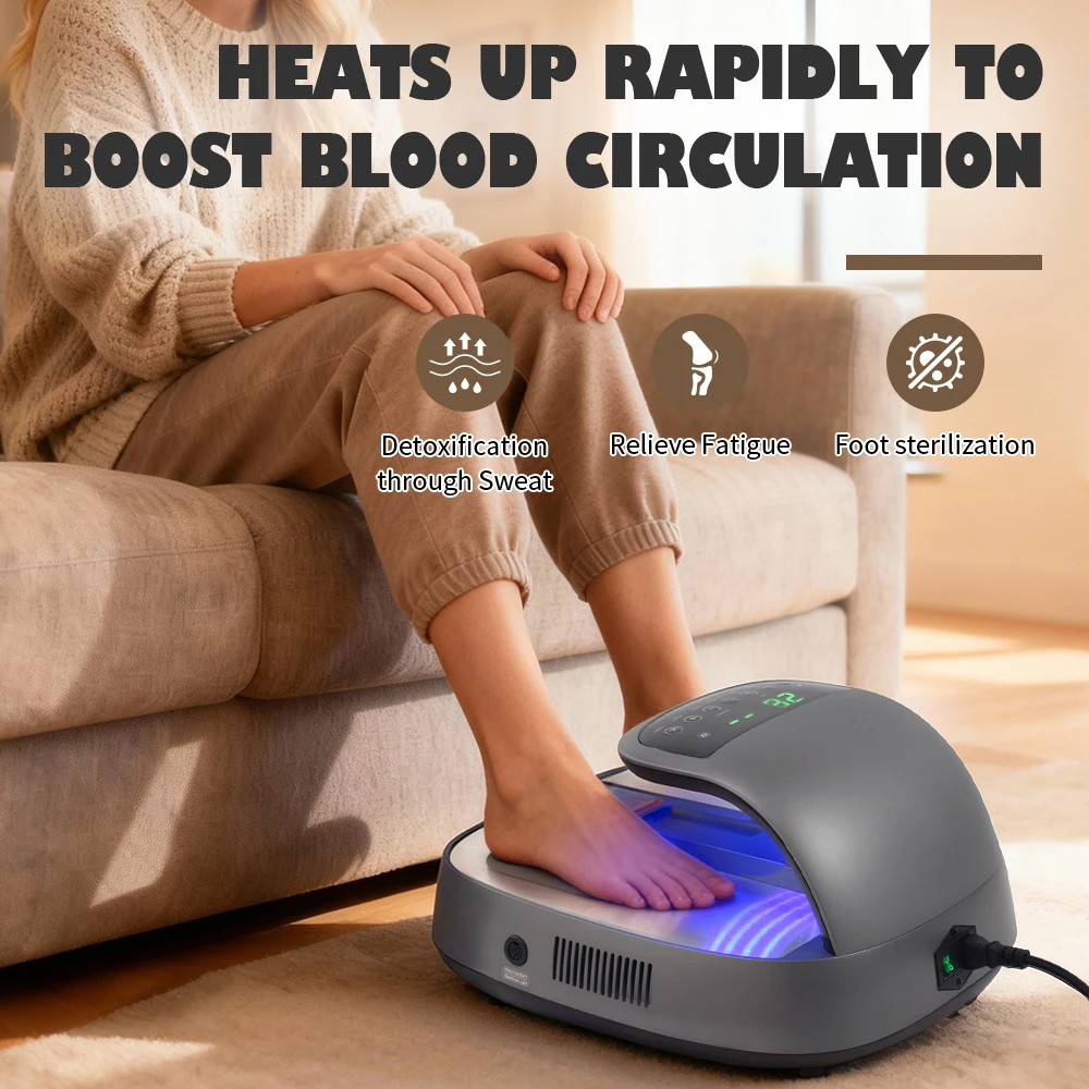 

Terahertz High-Frequency Resonance Foot Massager with Heating Belt and Red Blue Light for Blood Circulation and Home Health Care