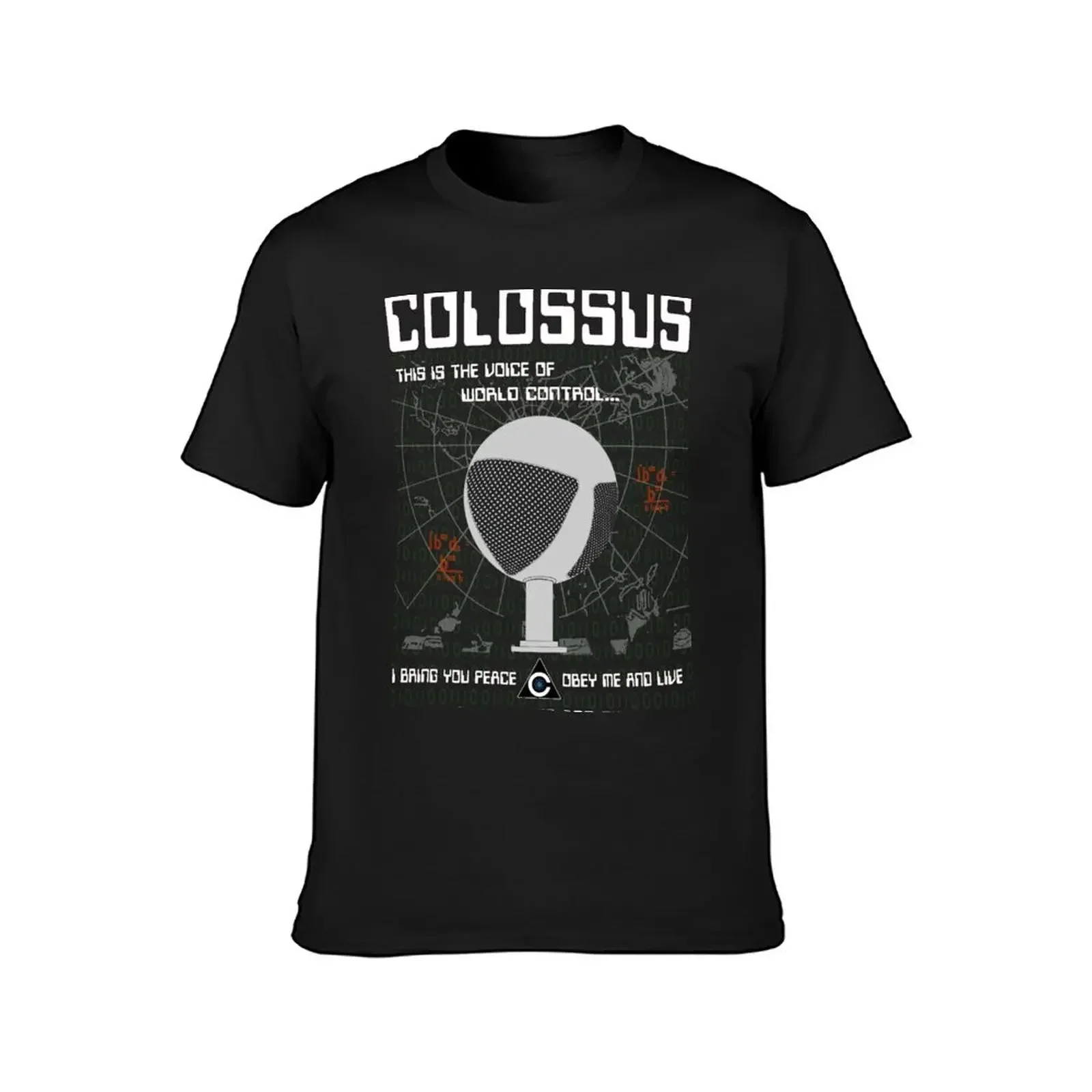 Colossus : The Forbin Project T-Shirt Short sleeve tee funnys oversized Men's clothing