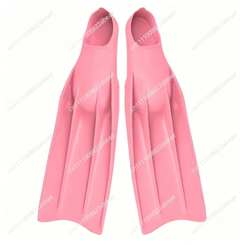 For All-silicone Long Fin Diving Swimming Artifact Helps Accelerate Propulsion，Equipped with Soft Long Fins