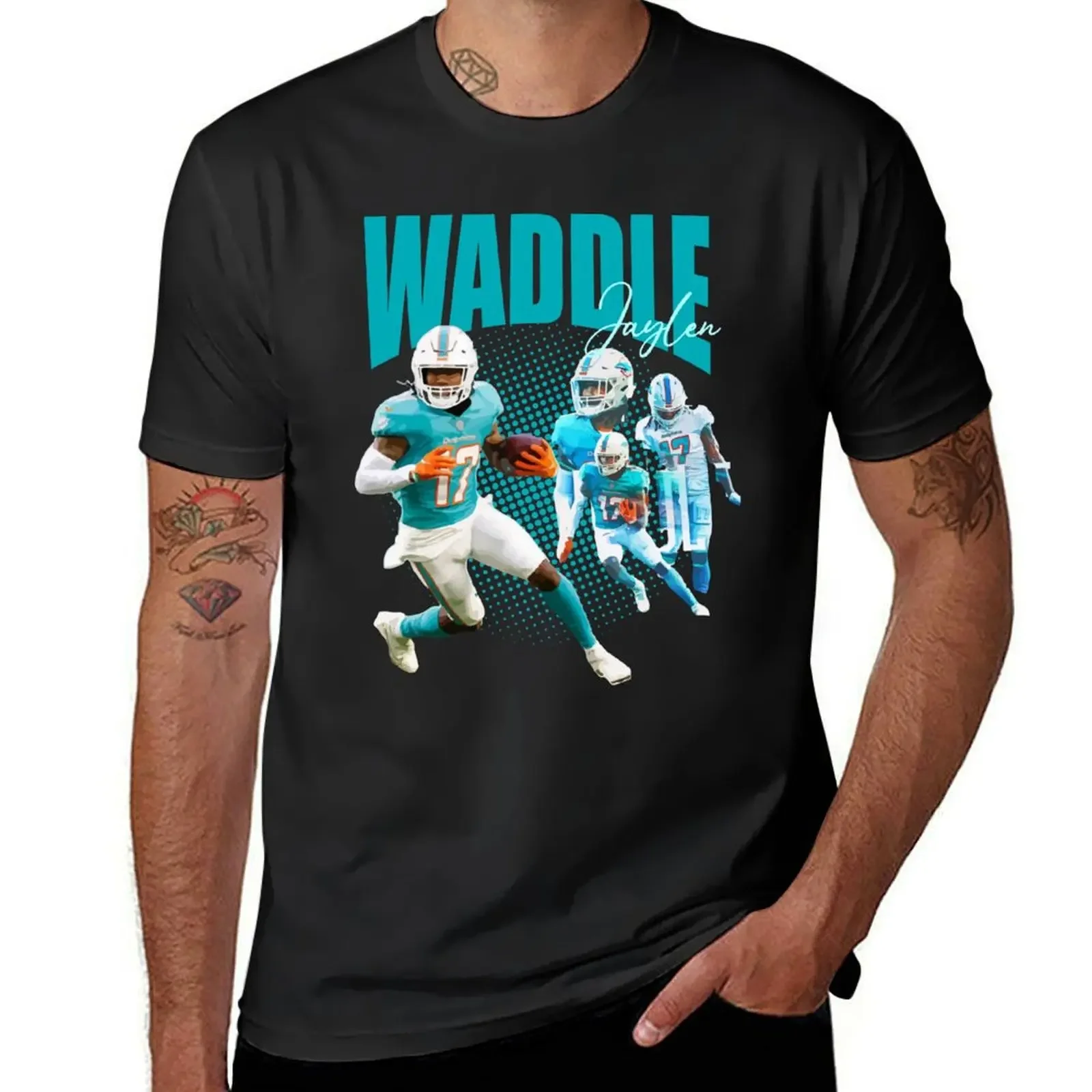 Jaylen Waddle T-Shirt tees graphic t shirt vintage anime tshirt plus sizes workout shirts for men