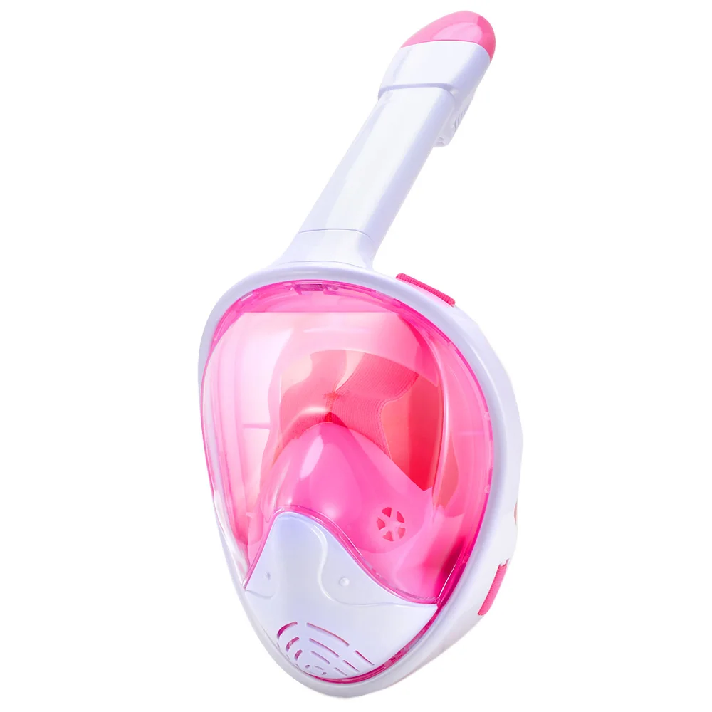 Unterwasser Schnorcheln Vollgesichts Kinder Schwimmmaske Set Tauchen Atemschutzmasken Antibeschlag Sichere Atmung für Kinder Erwachsene – Detail 14