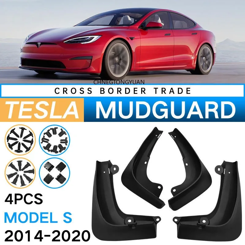 Car Mud Flaps For Tesla Model S 2014 2015 2016 2017 2018 2019 2020 2021 Mudflaps Splash Guards Flap Mudguards