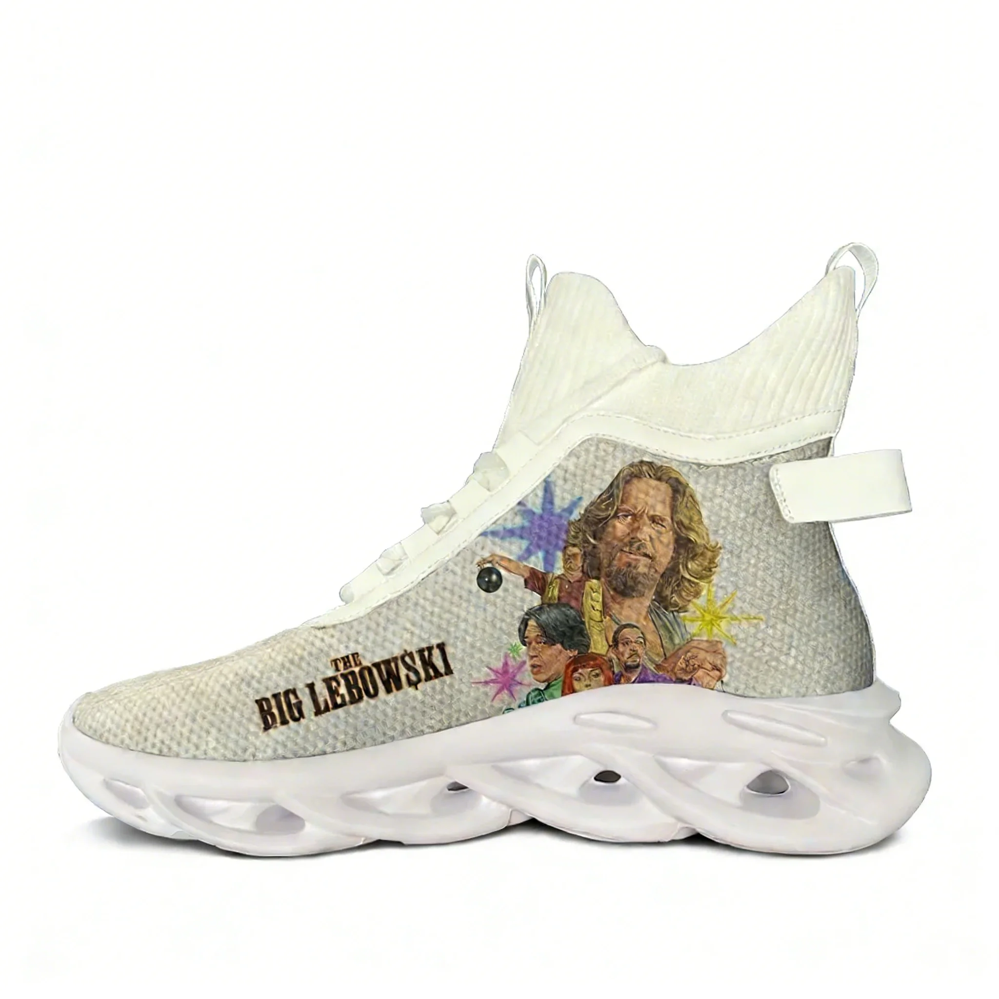 

The Big Lebowski High Top Flats Sneakers Mens Womens Teenager Sneaker High Quality Personalized Casual Shoe Custom Made Shoes