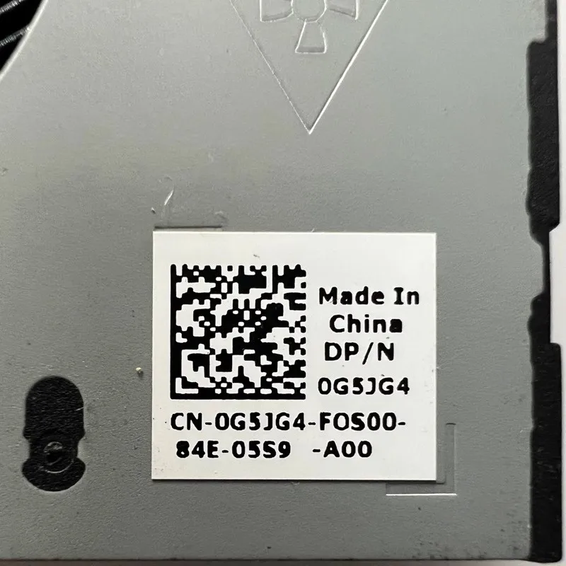 Ventilador de refrigeración de CPU para ordenador portátil, NV7FD, 0G5JG4, para DELL 5480, E5480, 5490, E5490, nuevo y Original