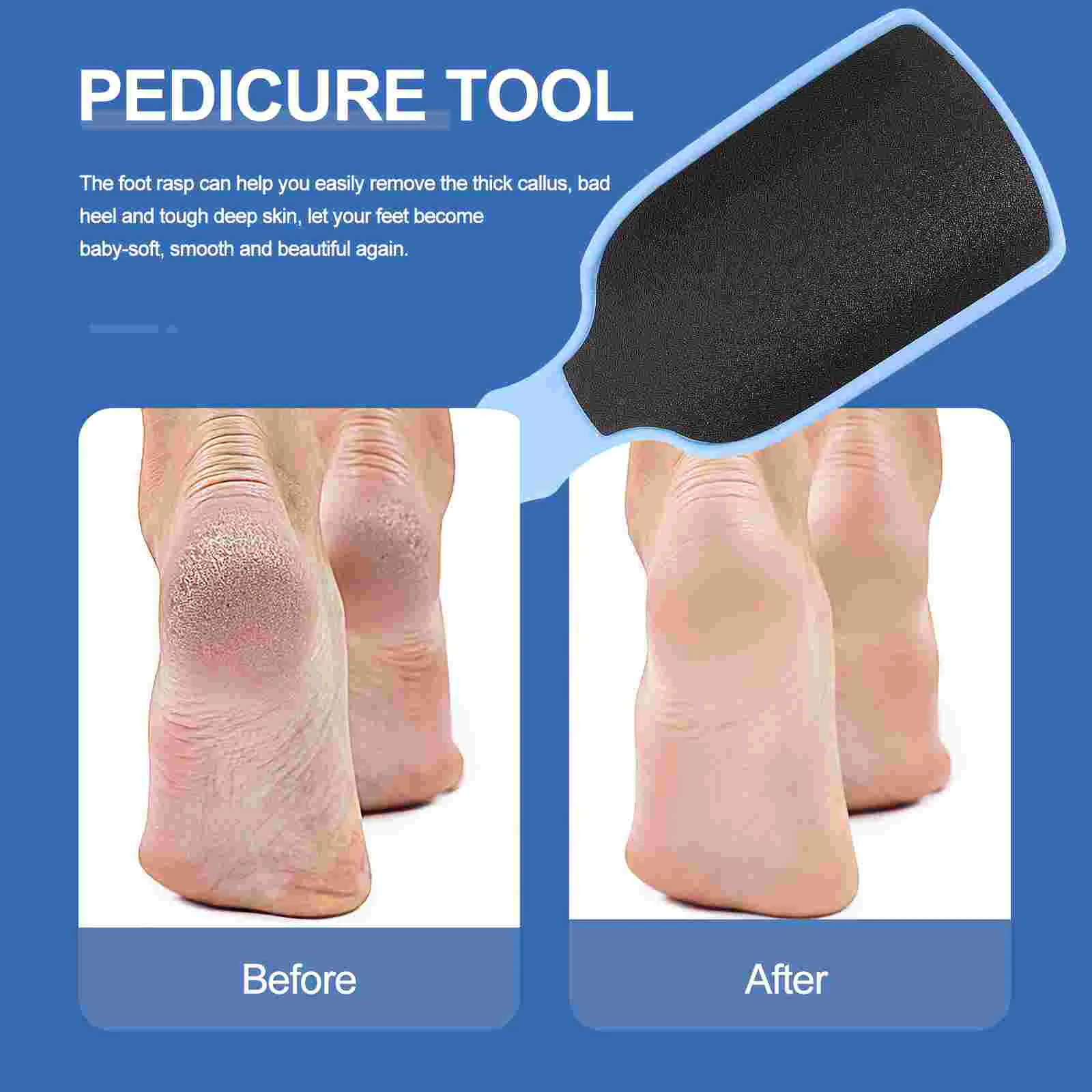 3 Pcs Foot Grinder Sander Tool Pedicure Tools for Feet Scrubber Dead Skin Callus Remover