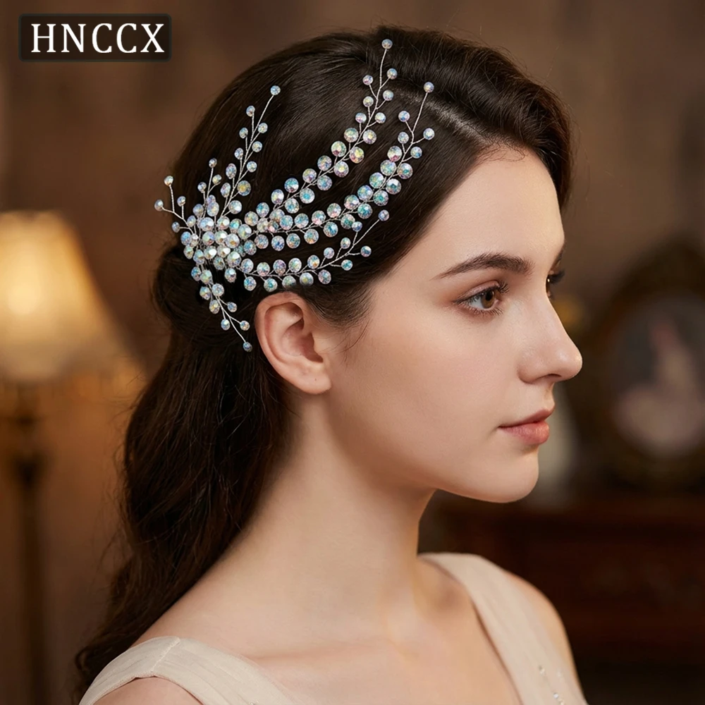 

Модный свадебный аксессуар для волос YouLaPan: расческа с разноцветными стразами, ручная работа, элегантный головной убор для женщин на вечеринку или выпускной, модель HP590