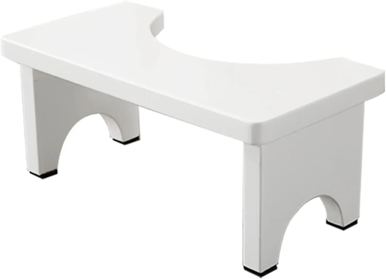 Weißer Holz Hockender Toilettenhocker zum Kacken, Töpfchen-Stepstool zum Jedes Alter (Kinder, Adults, Senioren), Sitzhaltung