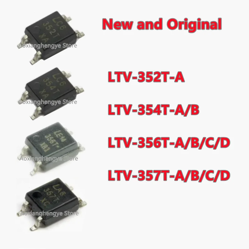 20PCS LTV-352T-A LTV-354T-A/B LTV-356T-A/B/C/D LTV-357T-A/B/C/D SOP-4 Transistor output optocoupler New and Original