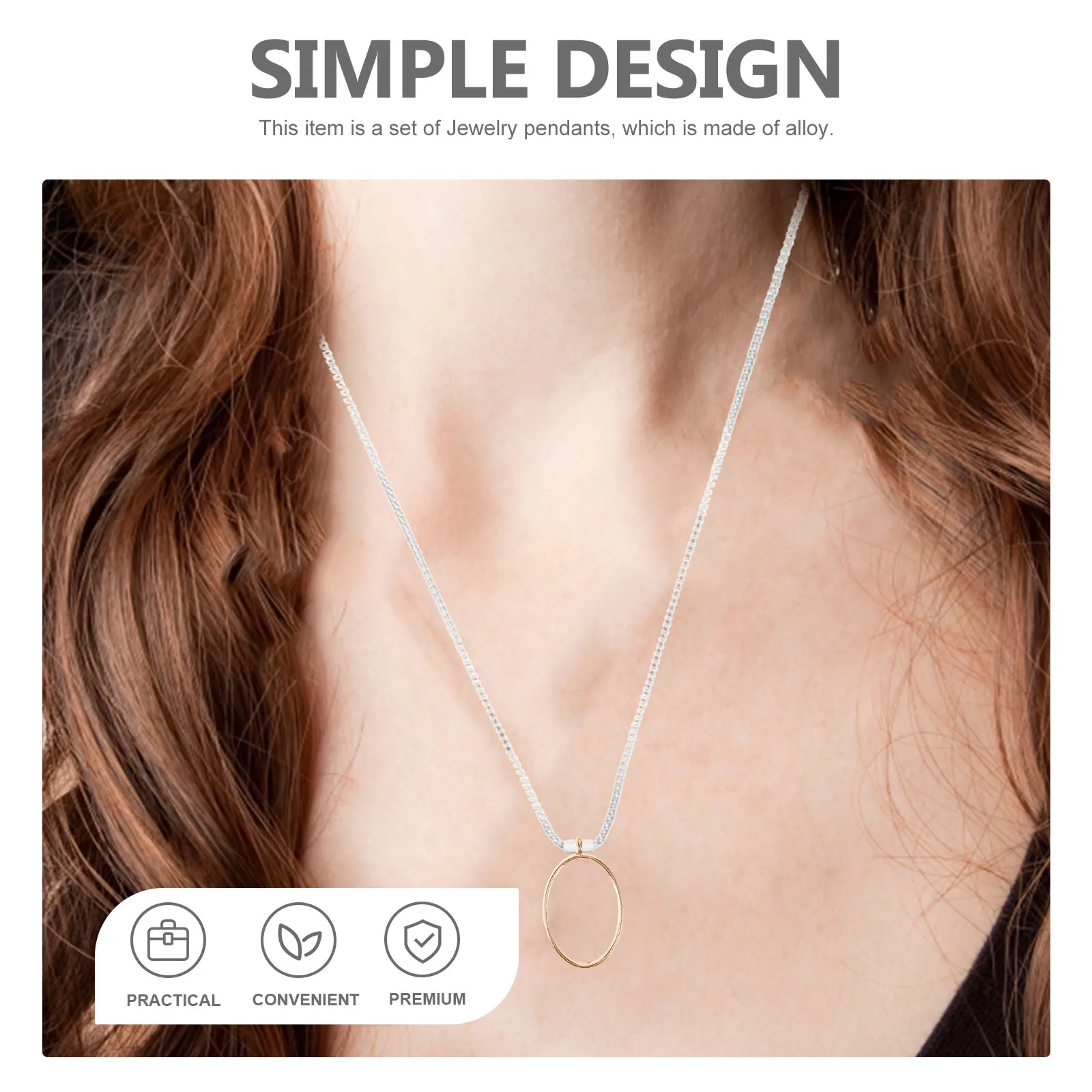 

30 Pcs Alloy Jewelry Necklace DIY Charm Pendant Frame Making Pendants Necklaces