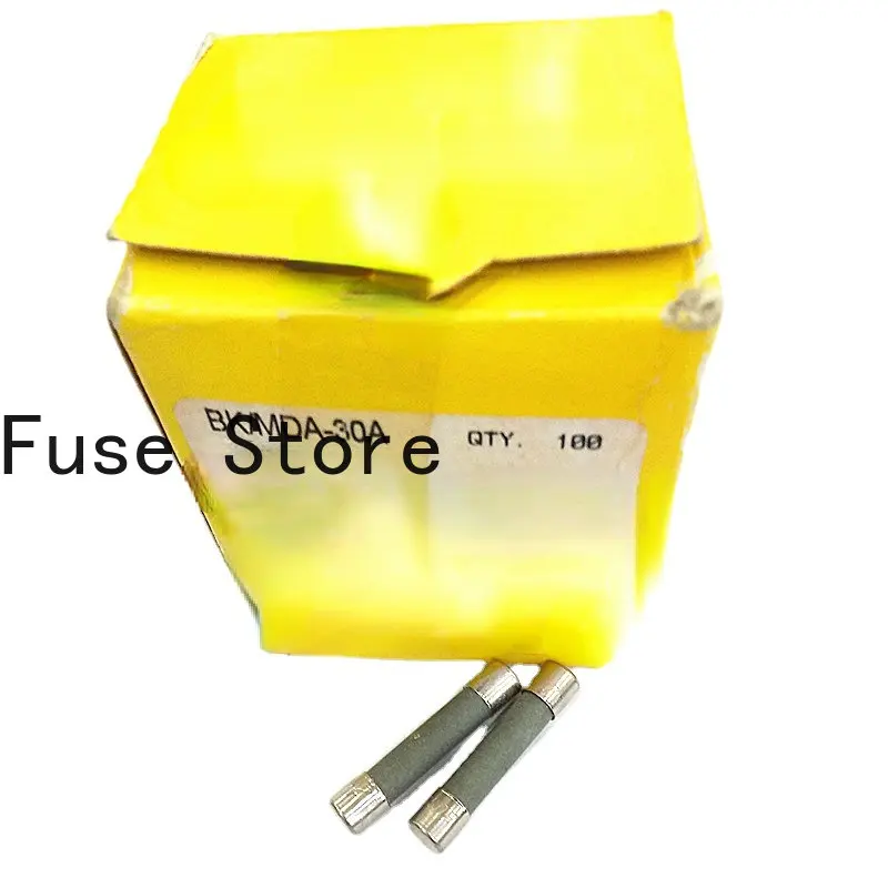 5PCS BK/MDA-30A Imported Original Ceramic Fuse Tube 6 * 32 30A A T30AL250V Slow Melting